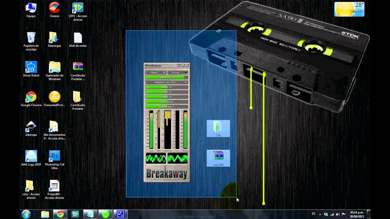 breakaway audio enhancer best settings